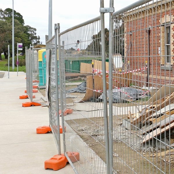 what's the process for booking the pickup of the temporary fence once my project or even is completed